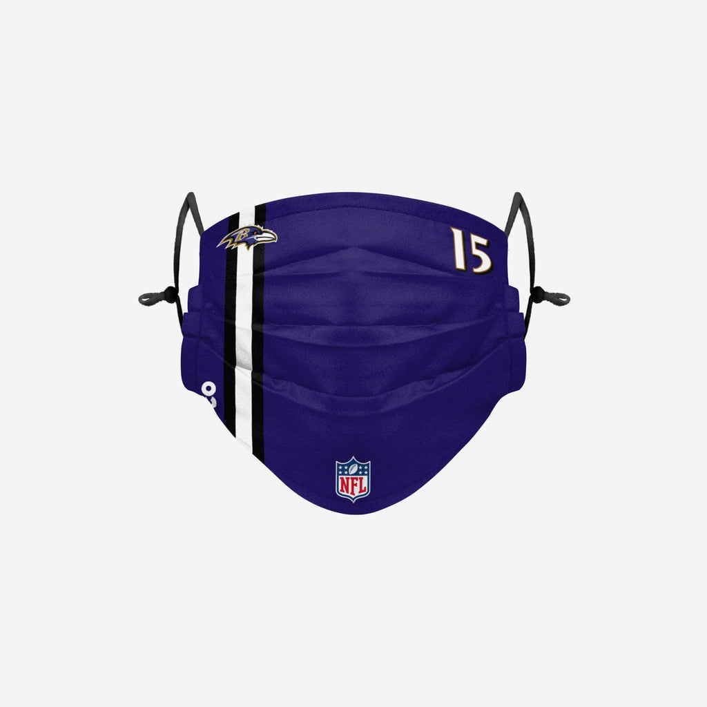 Marquise Brown Baltimore Ravens On-Field Sideline Face Cover FOCO - FOCO.com