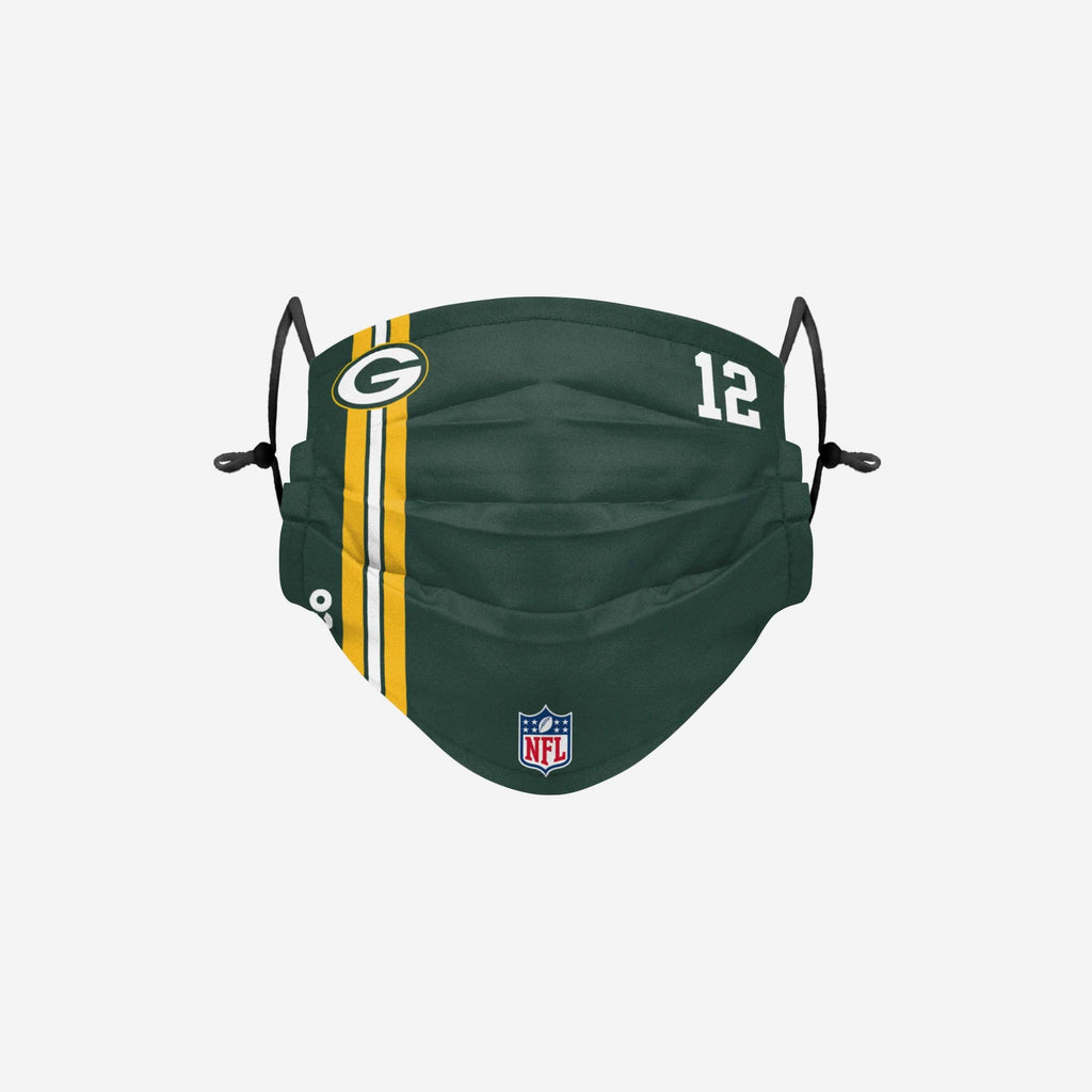 Aaron Rodgers Green Bay Packers On-Field Sideline Face Cover FOCO - FOCO.com