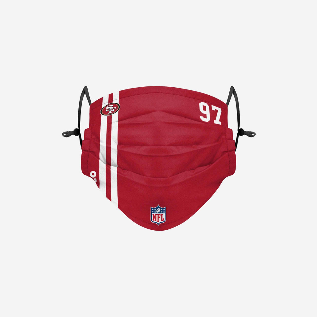 Nick Bosa San Francisco 49ers On-Field Sideline Face Cover FOCO - FOCO.com