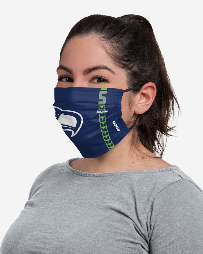 Jason Myers Seattle Seahawks On-Field Sideline Logo Face Cover FOCO - FOCO.com