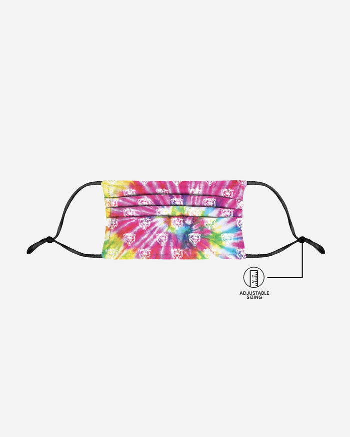 Chicago Bears Pastel Tie-Dye Adjustable Face Cover FOCO - FOCO.com