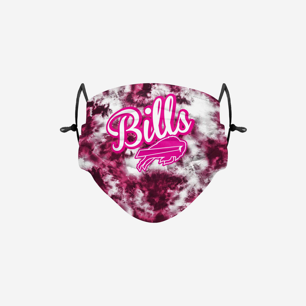 Buffalo Bills Pink Tie-Dye Adjustable Face Cover FOCO - FOCO.com