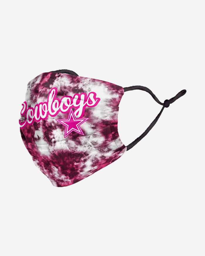 Dallas Cowboys Pink Tie-Dye Adjustable Face Cover FOCO - FOCO.com