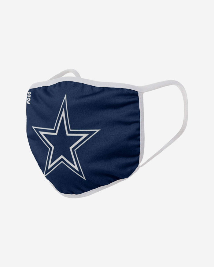 Dallas Cowboys Solid Big Logo Face Cover FOCO - FOCO.com