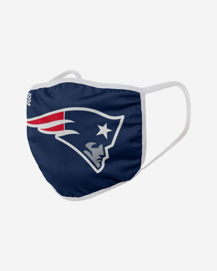 New England Patriots Solid Big Logo Face Cover FOCO - FOCO.com