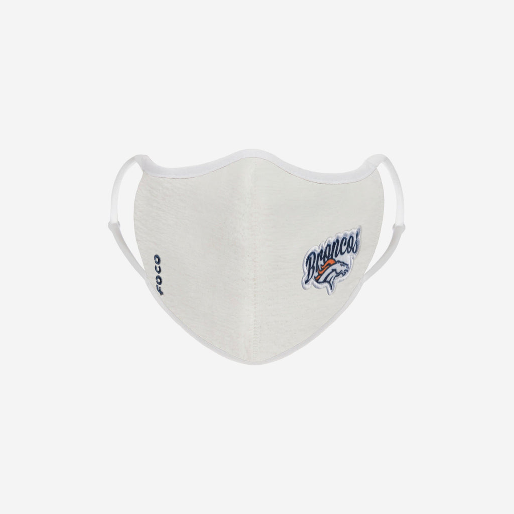 Denver Broncos Sherpa Adjustable Face Cover FOCO - FOCO.com