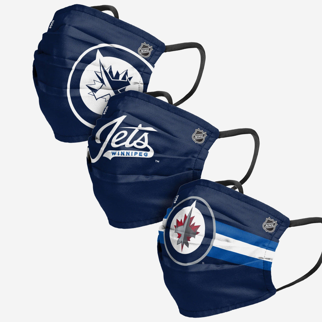 Winnipeg Jets Matchday 3 Pack Face Cover FOCO - FOCO.com