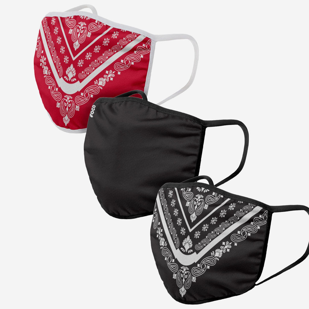 Bandana 3 Pack Face Cover FOCO - FOCO.com