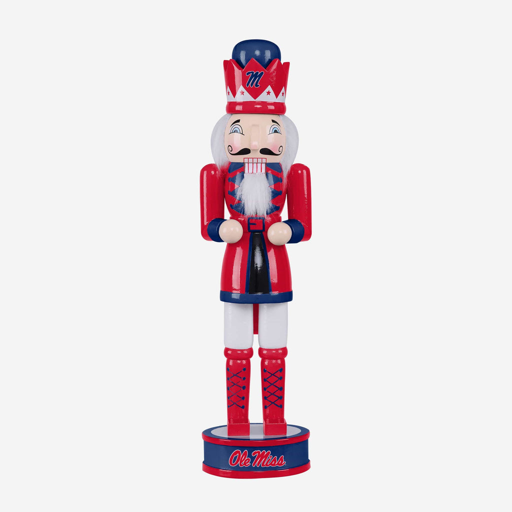 Ole Miss Rebels Team Spirit Nutcracker FOCO - FOCO.com