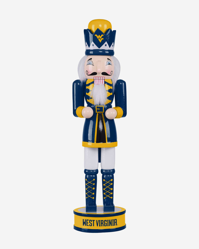 West Virginia Mountaineers Team Spirit Nutcracker FOCO - FOCO.com