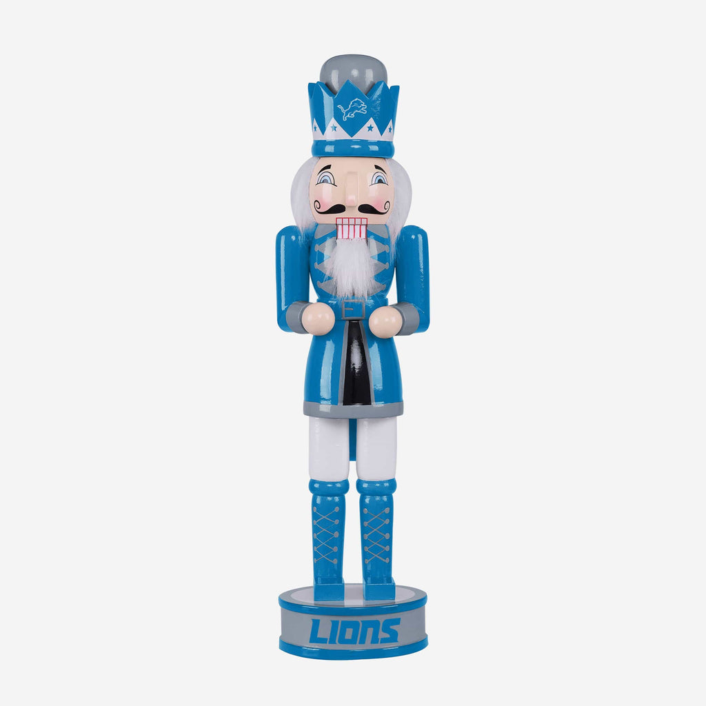 Detroit Lions Team Spirit Nutcracker FOCO - FOCO.com