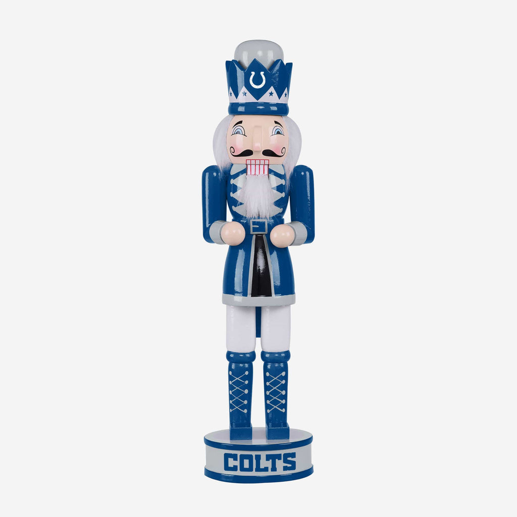 Indianapolis Colts Team Spirit Nutcracker FOCO - FOCO.com