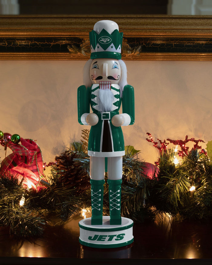 New York Jets Team Spirit Nutcracker FOCO - FOCO.com