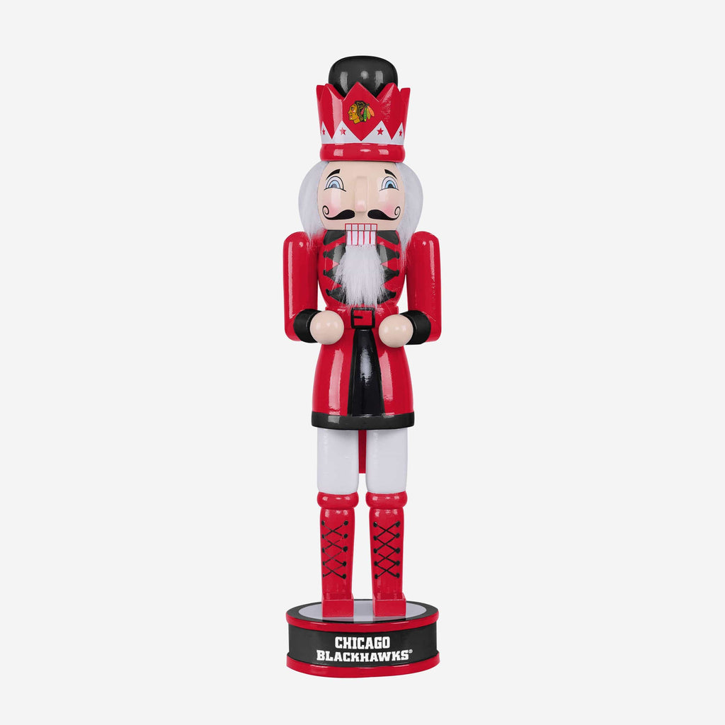 Chicago Blackhawks Team Spirit Nutcracker FOCO - FOCO.com