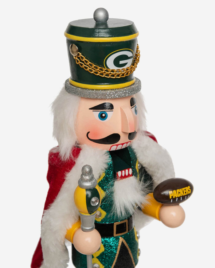 Green Bay Packers Glitter Nutcracker FOCO - FOCO.com