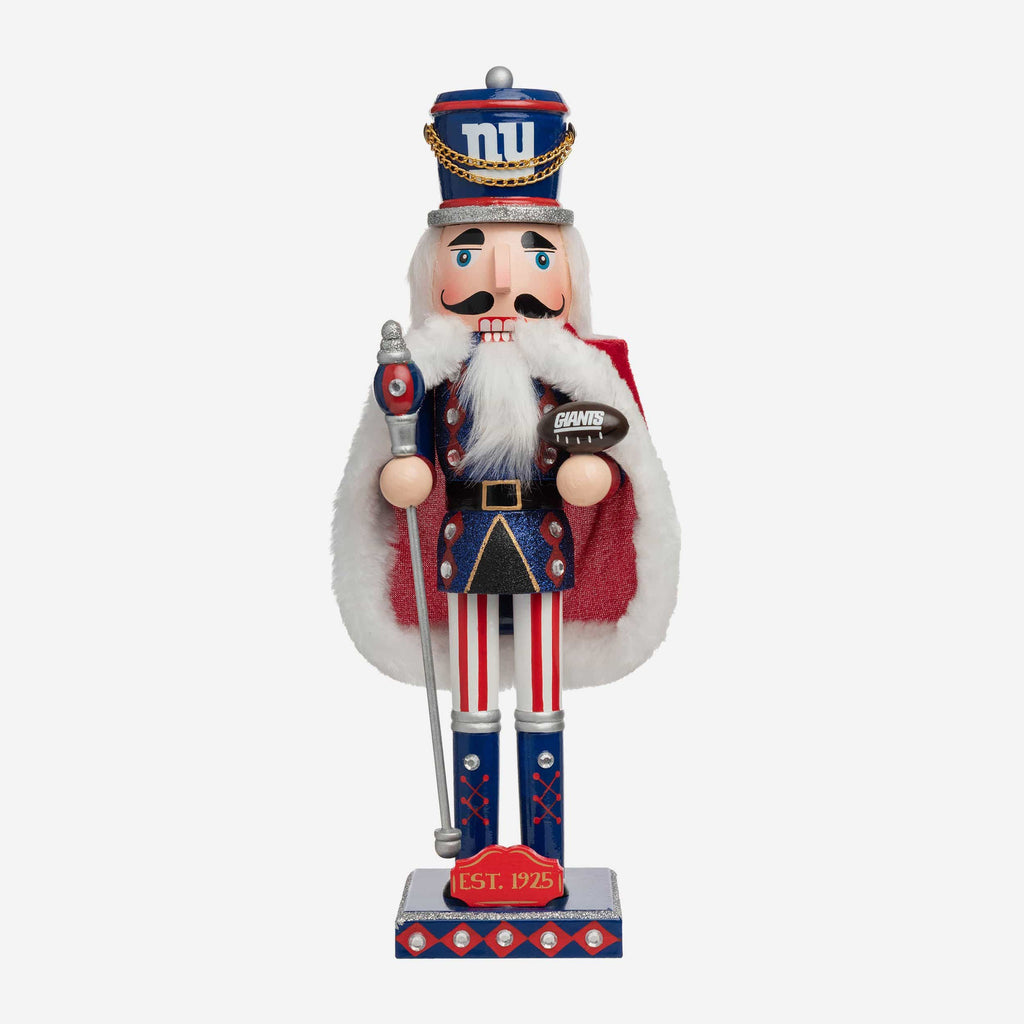 New York Giants Glitter Nutcracker FOCO - FOCO.com
