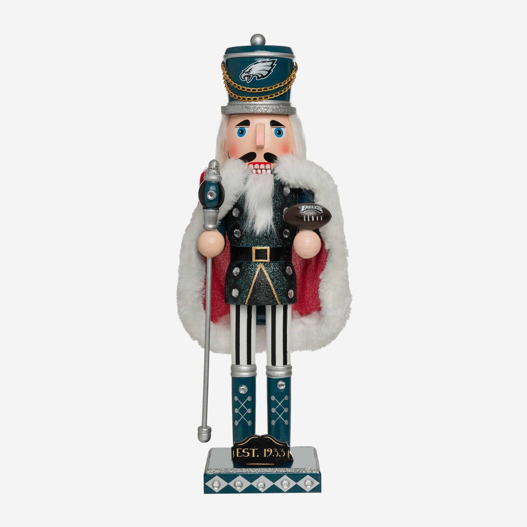 Philadelphia Eagles Glitter Nutcracker FOCO - FOCO.com
