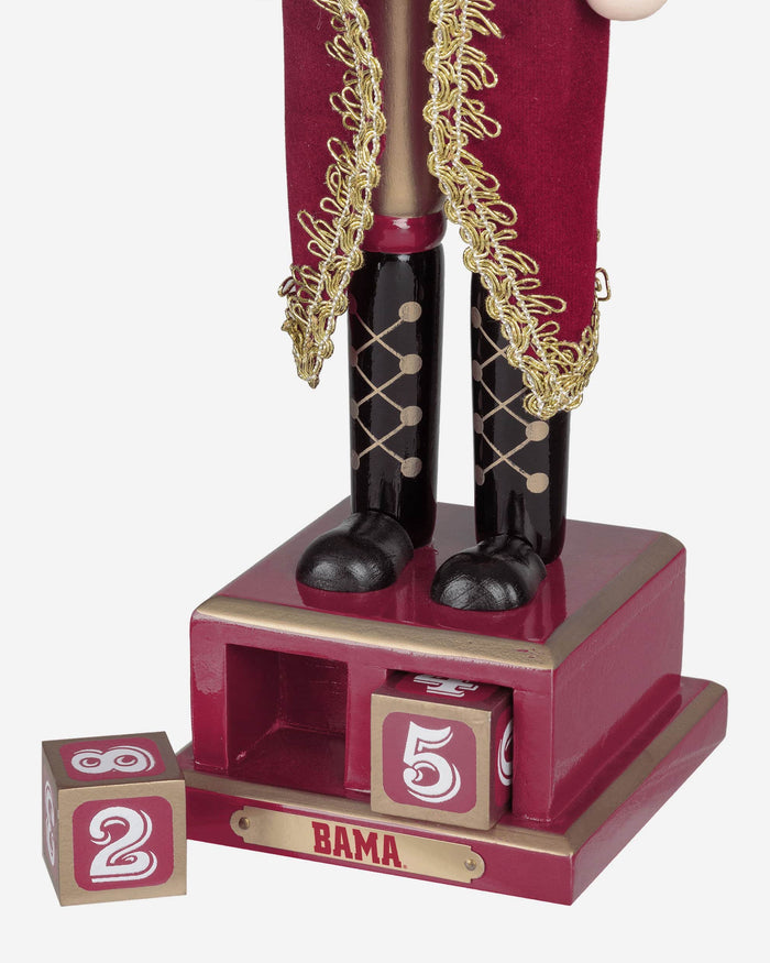 Alabama Crimson Tide Countdown Nutcracker FOCO - FOCO.com