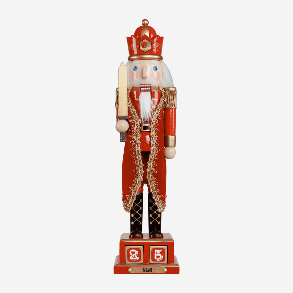 Cleveland Browns Countdown Nutcracker FOCO - FOCO.com