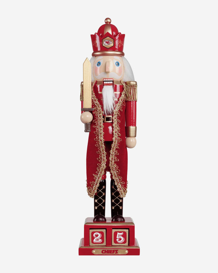 Kansas City Chiefs Countdown Nutcracker FOCO - FOCO.com