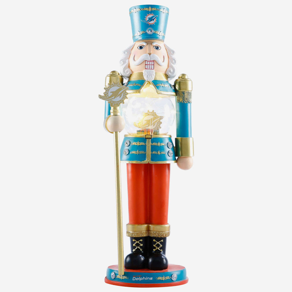 Miami Dolphins Light Up Nutcracker FOCO - FOCO.com