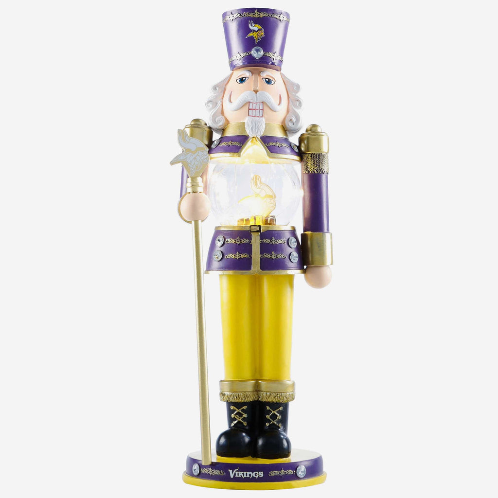 Minnesota Vikings Light Up Nutcracker FOCO - FOCO.com