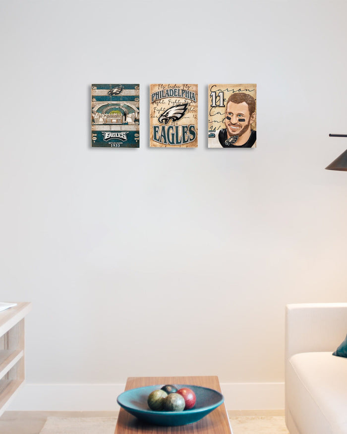 Carson Wentz Philadelphia Eagles Player Wall Plaque FOCO - FOCO.com