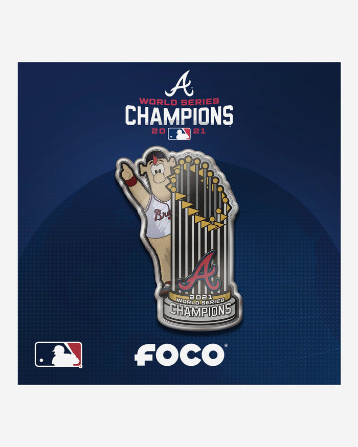 Atlanta Braves 2021 World Series Champions Single Pin FOCO - FOCO.com