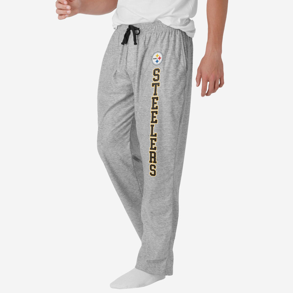 Pittsburgh Steelers Athletic Gray Lounge Pants FOCO S - FOCO.com