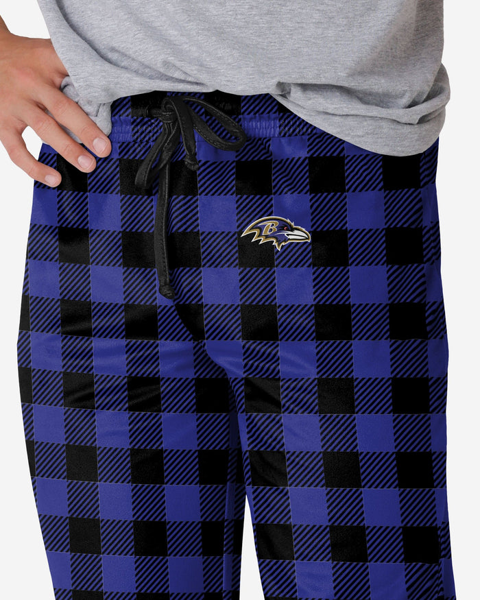 Baltimore Ravens Buffalo Check Lounge Pants FOCO - FOCO.com