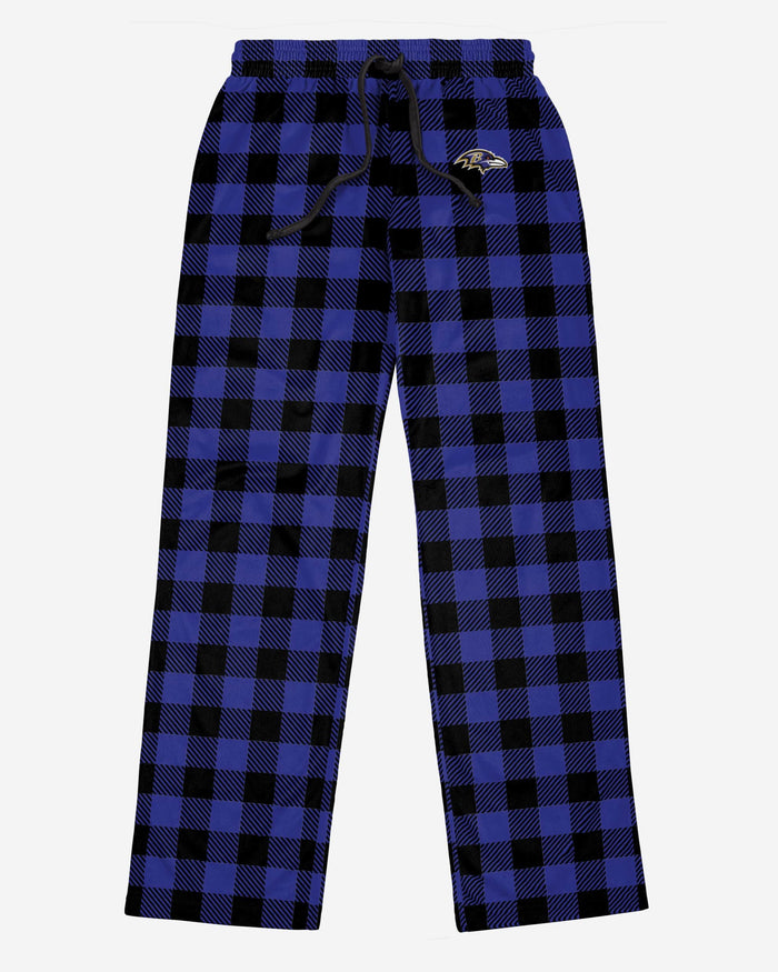 Baltimore Ravens Buffalo Check Lounge Pants FOCO - FOCO.com