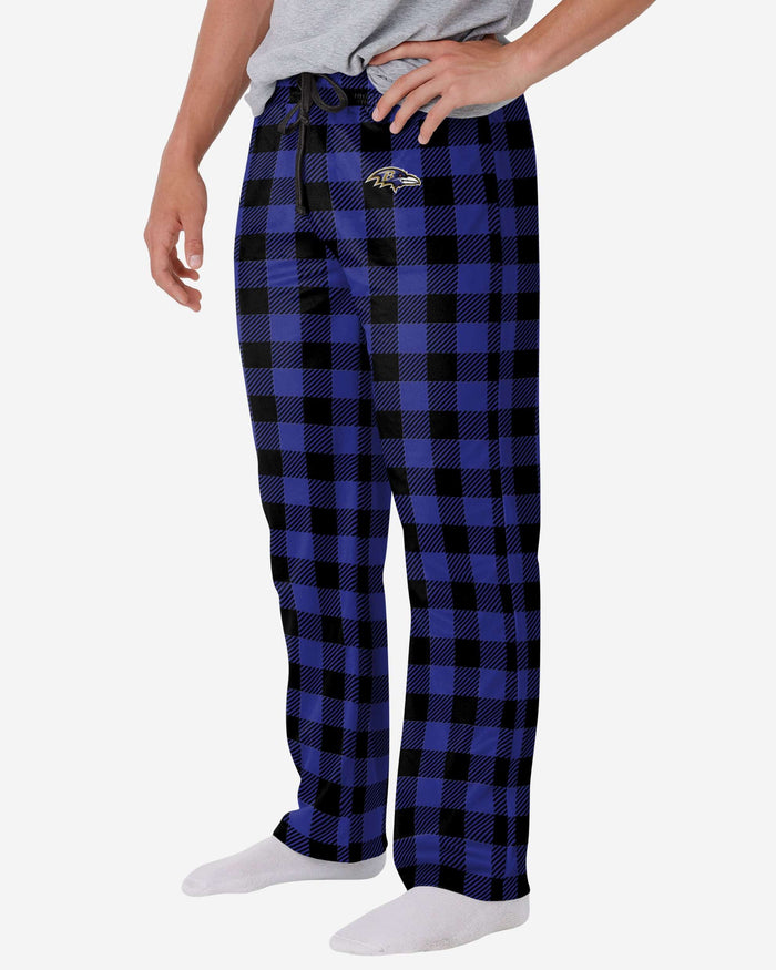 Baltimore Ravens Buffalo Check Lounge Pants FOCO S - FOCO.com