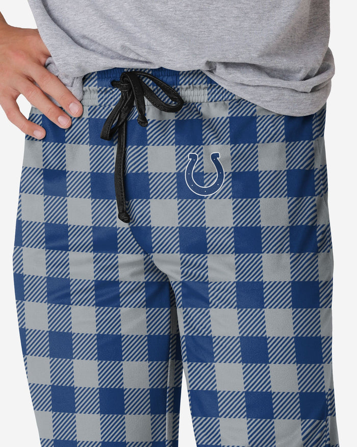 Indianapolis Colts Buffalo Check Lounge Pants FOCO - FOCO.com