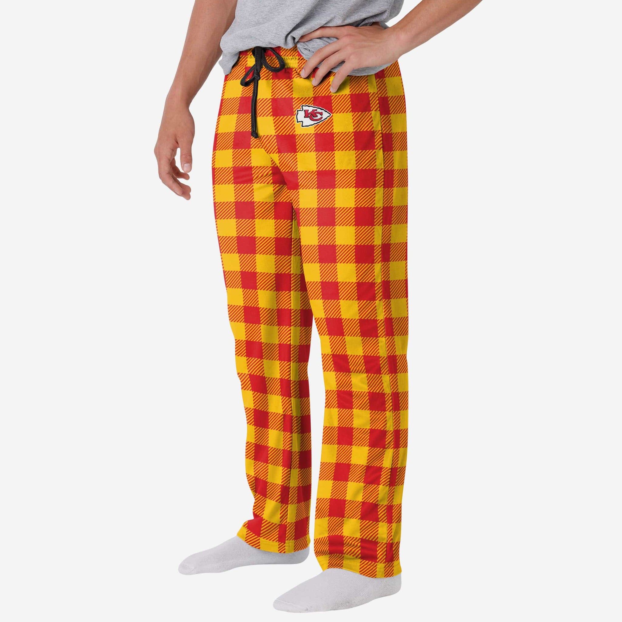 Kansas City Chiefs Toddler Allover Logo Flannel Pajama Pants - Red