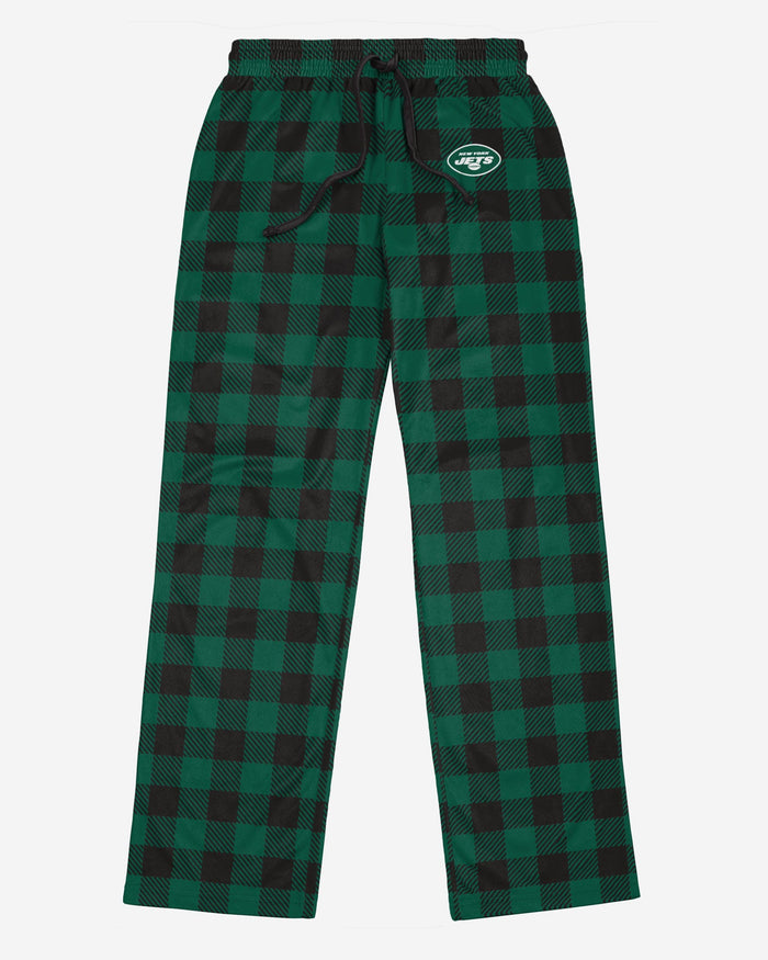 New York Jets Buffalo Check Lounge Pants FOCO - FOCO.com