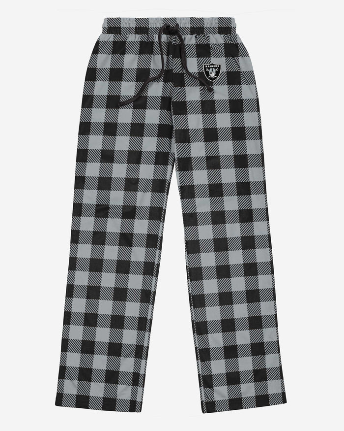 Las Vegas Raiders Buffalo Check Lounge Pants FOCO - FOCO.com