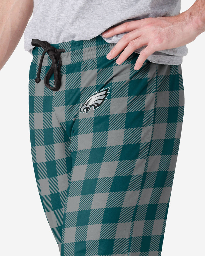 Philadelphia Eagles Buffalo Check Lounge Pants FOCO - FOCO.com