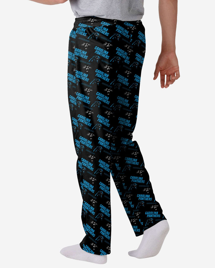 Carolina Panthers Repeat Print Lounge Pants FOCO - FOCO.com