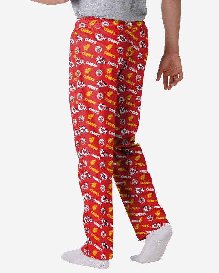 Kansas City Chiefs Repeat Print Lounge Pants FOCO - FOCO.com