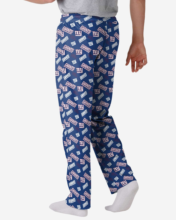 New York Giants Repeat Print Lounge Pants FOCO - FOCO.com