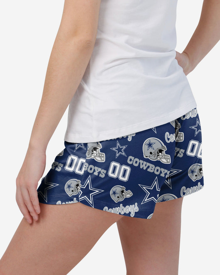 Dallas Cowboys Womens Gameday Ready Lounge Shorts FOCO - FOCO.com