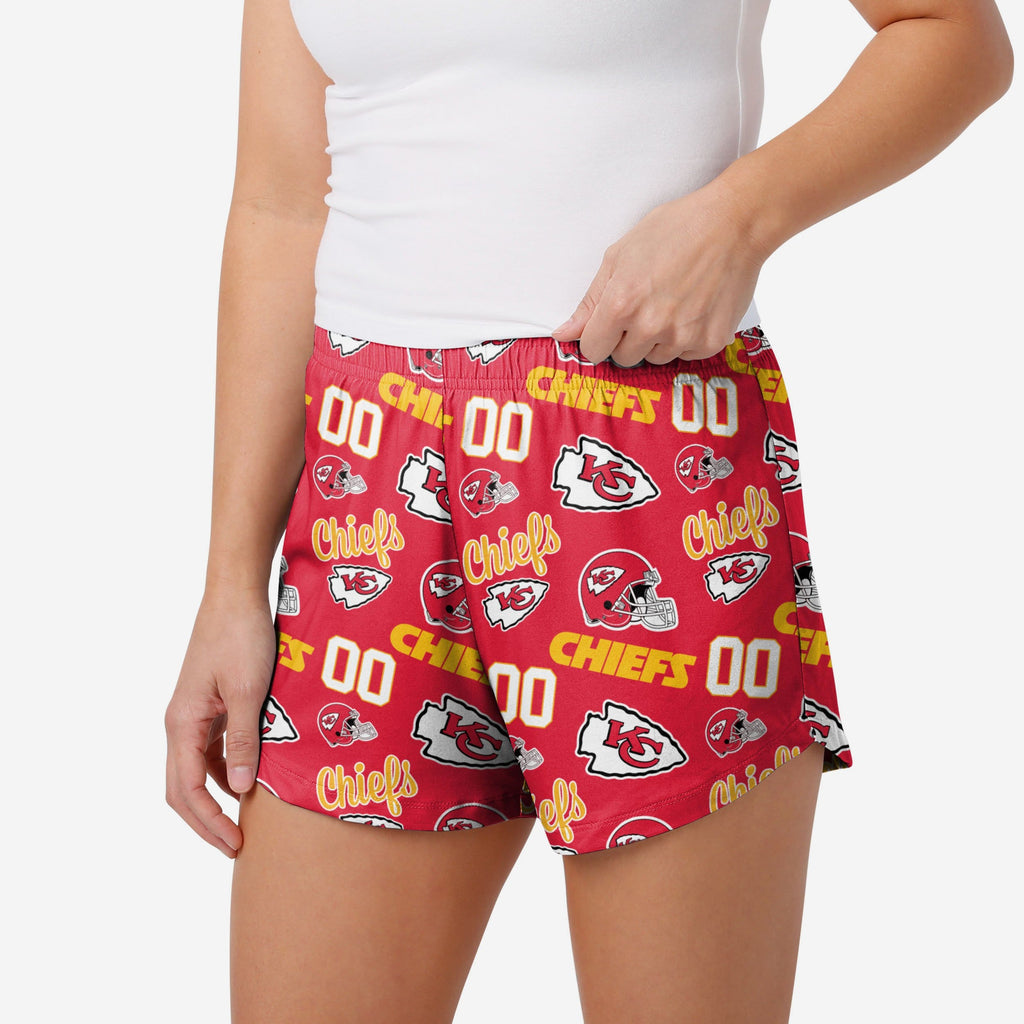 Kansas City Chiefs Womens Gameday Ready Lounge Shorts FOCO S - FOCO.com