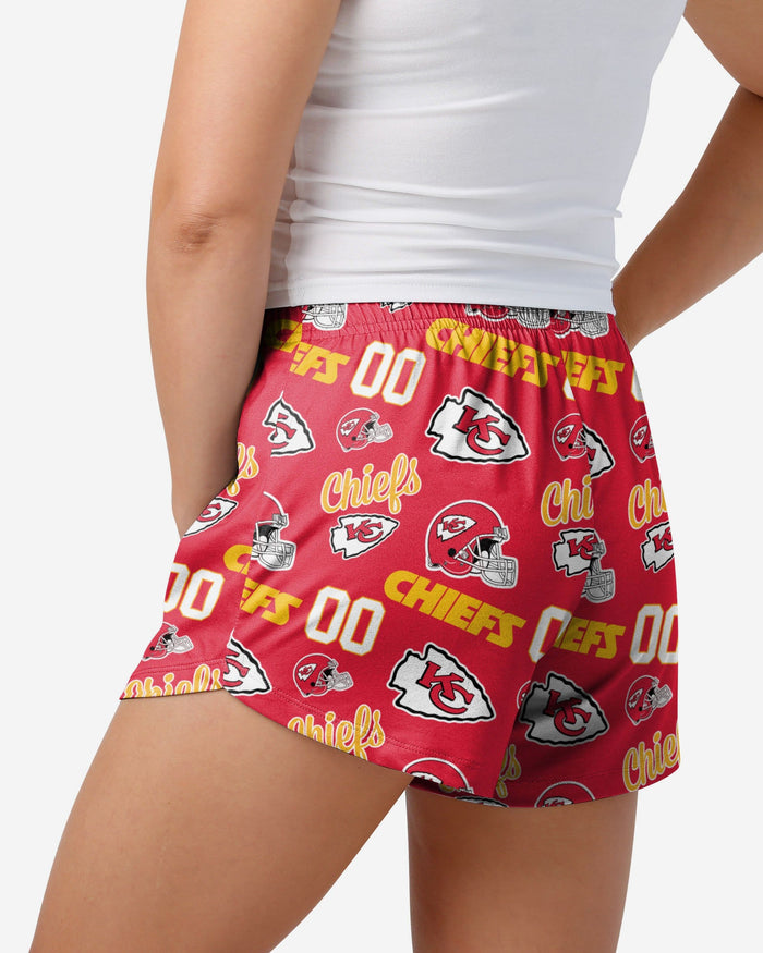 Kansas City Chiefs Womens Gameday Ready Lounge Shorts FOCO - FOCO.com