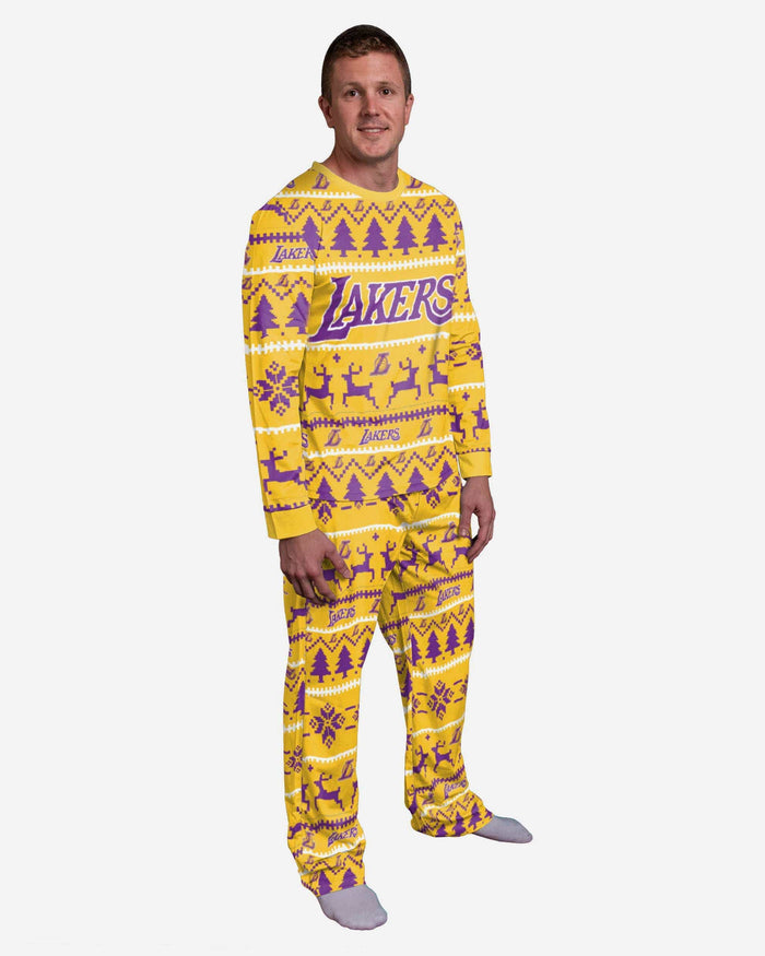 Los Angeles Lakers Family Holiday Pajamas FOCO S - FOCO.com