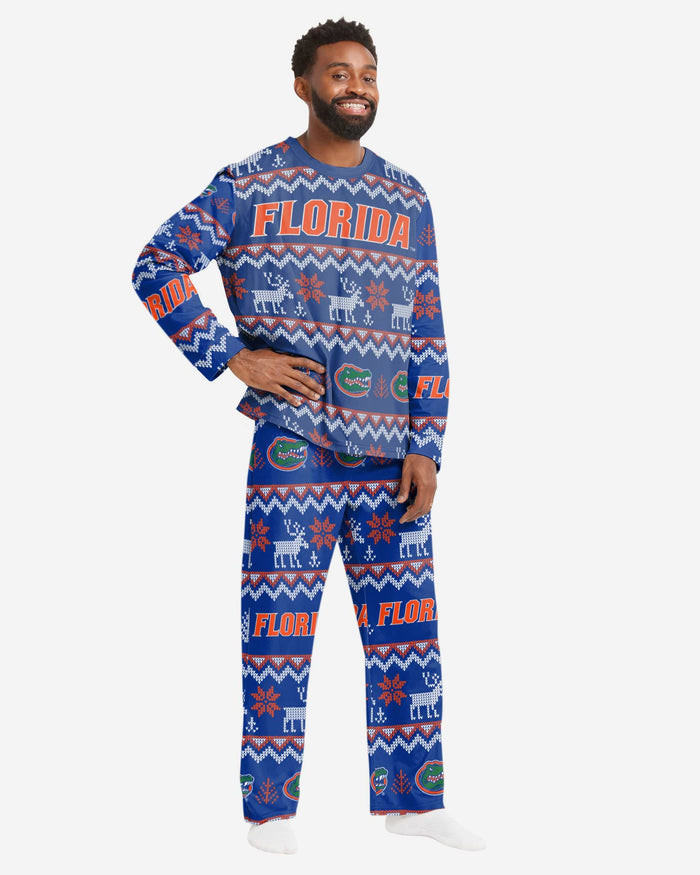 Florida Gators Mens Ugly Pattern Family Holiday Pajamas FOCO S - FOCO.com