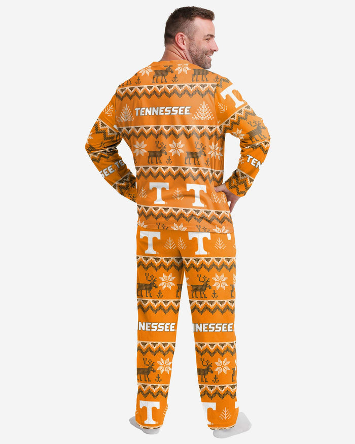 Tennessee Volunteers Mens Ugly Pattern Family Holiday Pajamas FOCO - FOCO.com