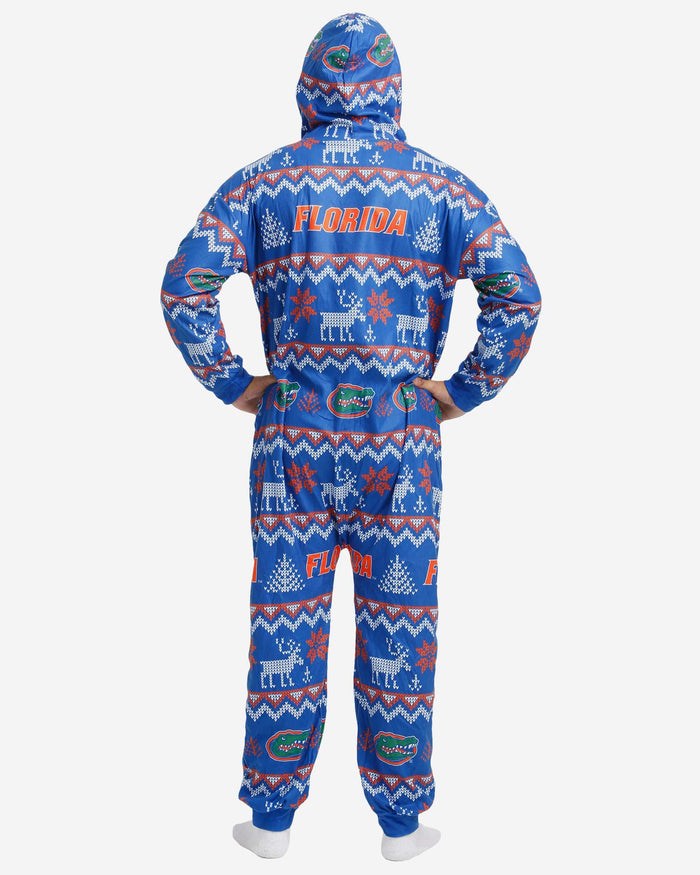 Florida Gators Ugly Pattern One Piece Pajamas FOCO - FOCO.com