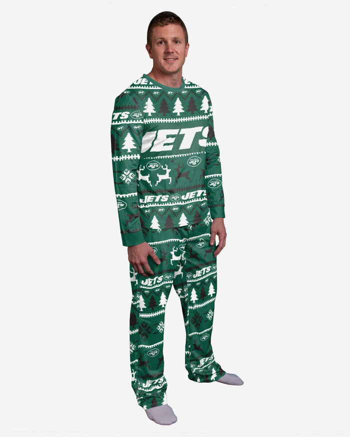 New York Jets Family Holiday Pajamas FOCO S - FOCO.com