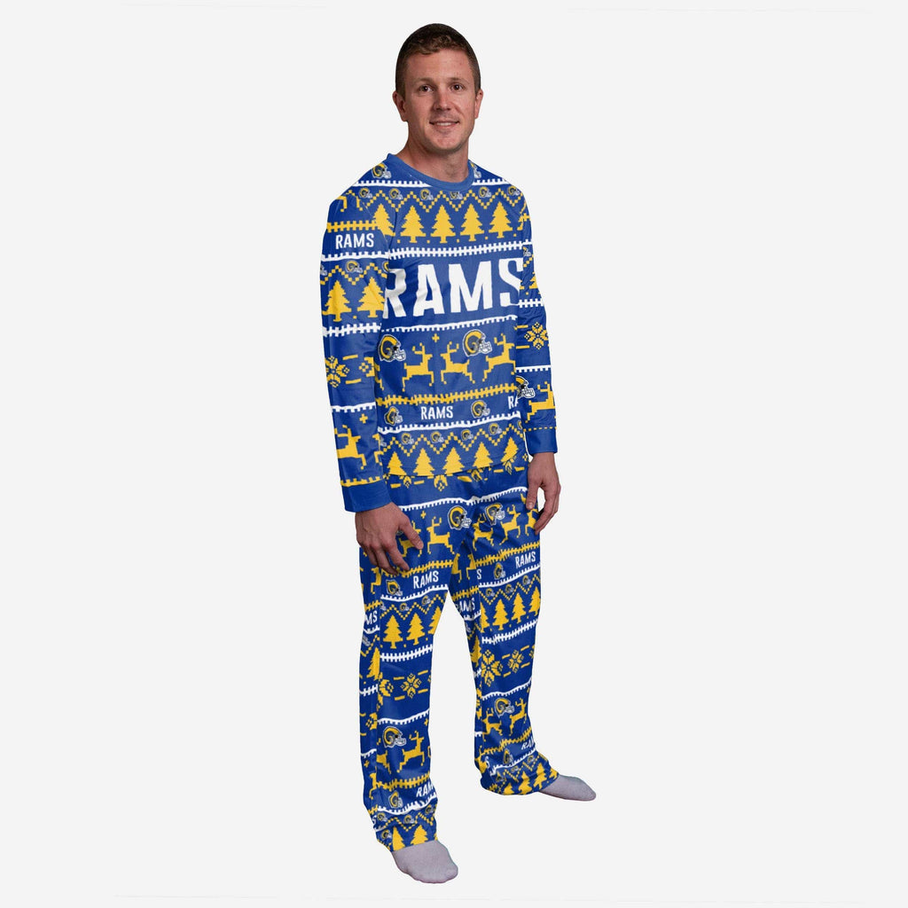 Los Angeles Rams Family Holiday Pajamas FOCO S - FOCO.com