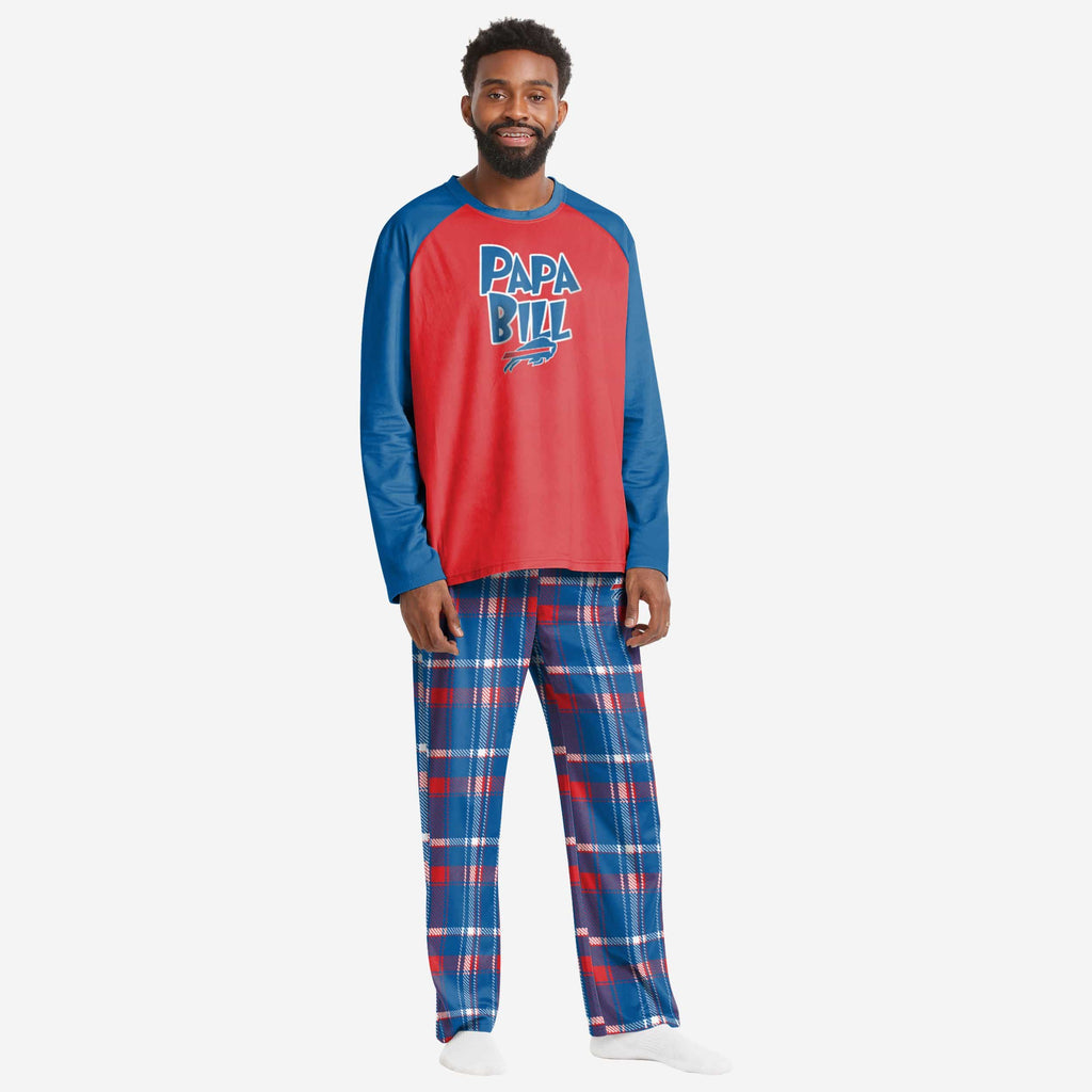 Buffalo Bills Mens Plaid Family Holiday Pajamas FOCO S - FOCO.com